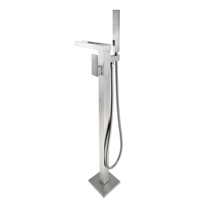 Waterfall freestanding bath faucet - SF282A 12 02 1 - brushed nickel - 4