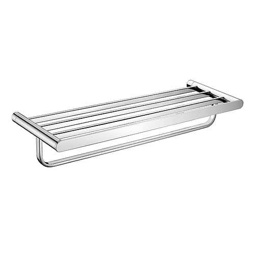 Stainless steel round style towel rack- A020 03 15 2 - chrome