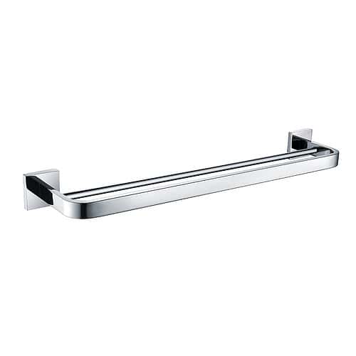 Stainless steel wall mounted dual towel bar - A023 02 01 2 - chrome