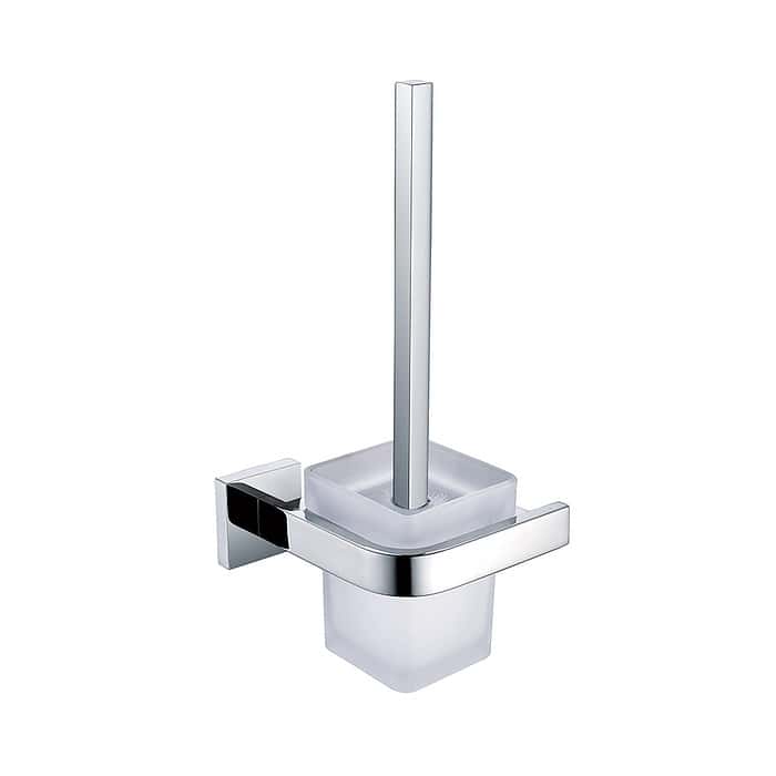 Stainless steel wall mounted brush holder - A023 09 01 2 - chrome