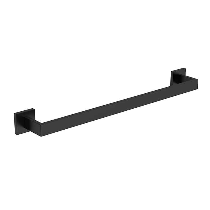 Stainless steel square style towel bar - A119 01 31 2 - matte black