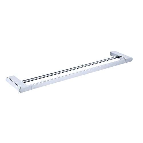 Zinc alloy chrome dual bar towel rail - A145 02 01 5