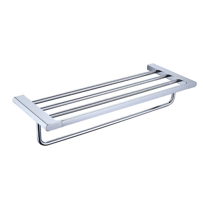 Zinc alloy chrome bathroom towel shelf - A145 03 01 5