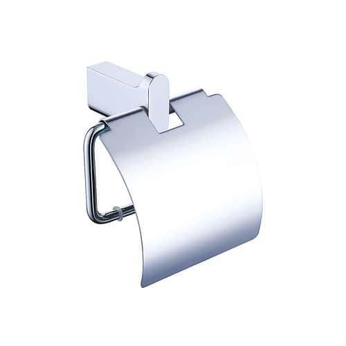 Zinc alloy chrome bathroom paper holder with cover - A145 05 01 5