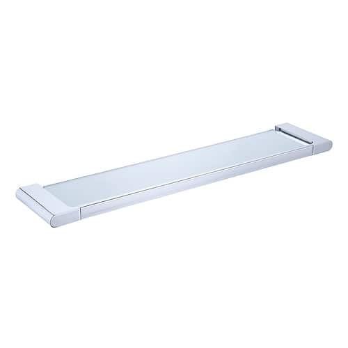 Zinc alloy chrome bathroom shelf with glass - A145 11 01 5