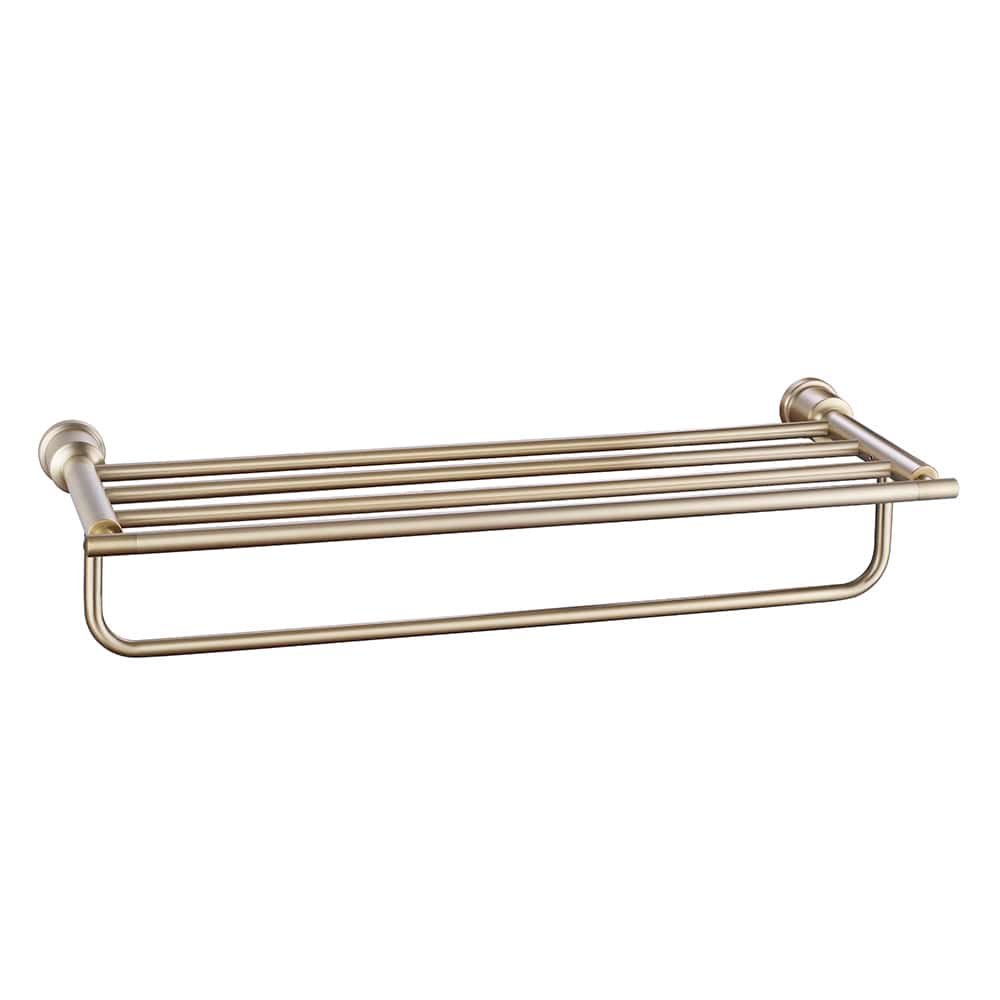 Stainless steel brushed gold towel rack - A148 02 43 2