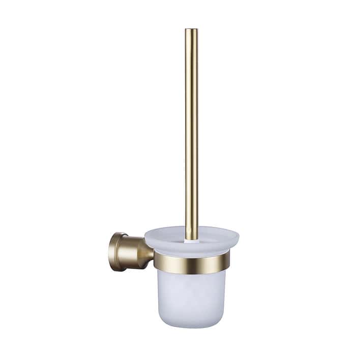 Stainless steel brushed gold brush holder - A148 09 43 2