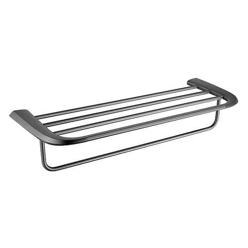 Zinc alloy bathroom modern towel rack - A153 03 45 5 - gunmetal