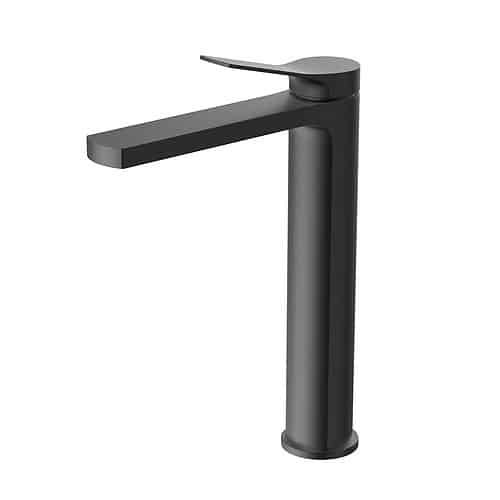 Stylish vessel sink faucet with broken line handle - B091 02 31 1 - matte black