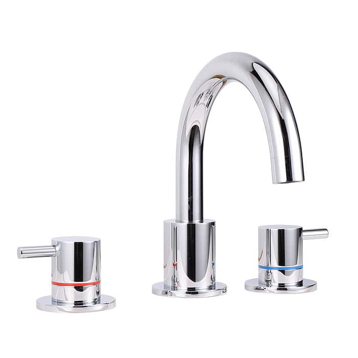 8 inch widespread bathroom faucet chrome - B015 04 - Image 2