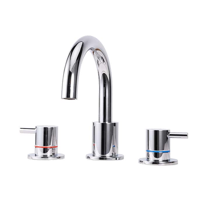 8 inch widespread bathroom faucet chrome - B015 04 01 1