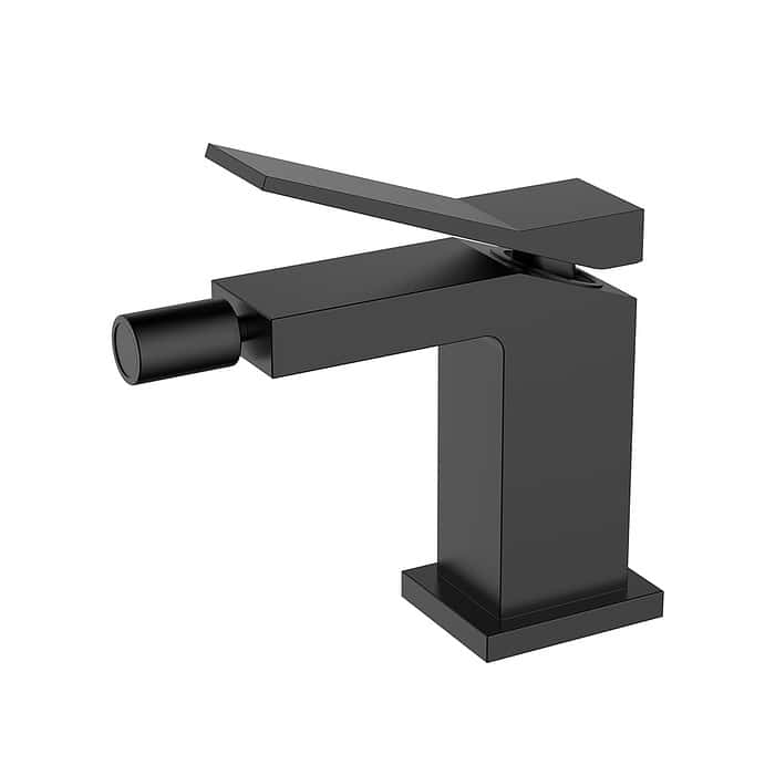 Square bathroom bidet mixer tap - B613 05 31 1 - matte black