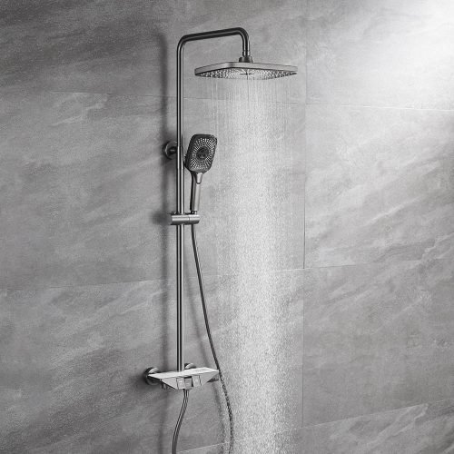 Luxury Thermostatic Shower Set with Push Button Control - SC802 13 (1)