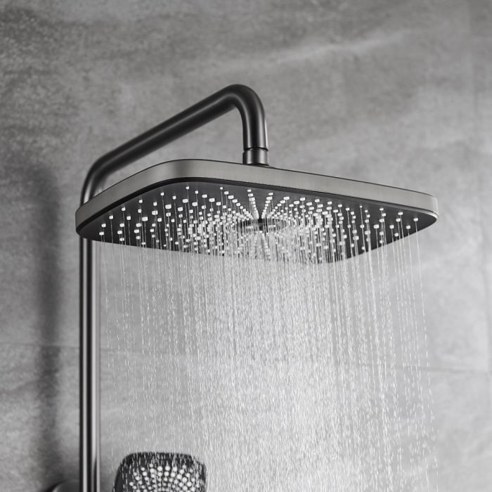 Luxury Thermostatic Shower Set with Push Button Control - SC802 13 - shower head