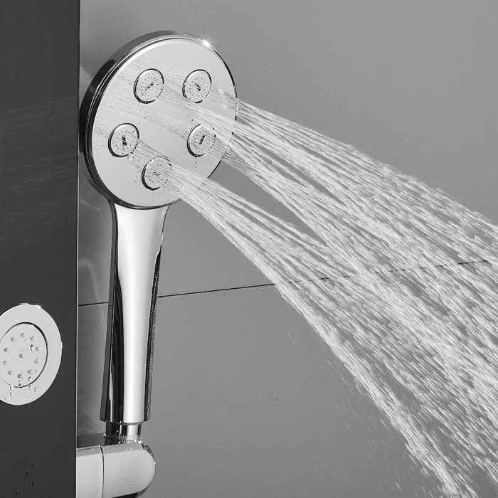 Stainless steel shower panel tower system with adjustable shower head - SL918P 14 - Image 5