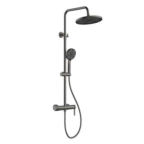 3 Function triangular shower mixer column - SO092 13 45 1 - Gunmetal