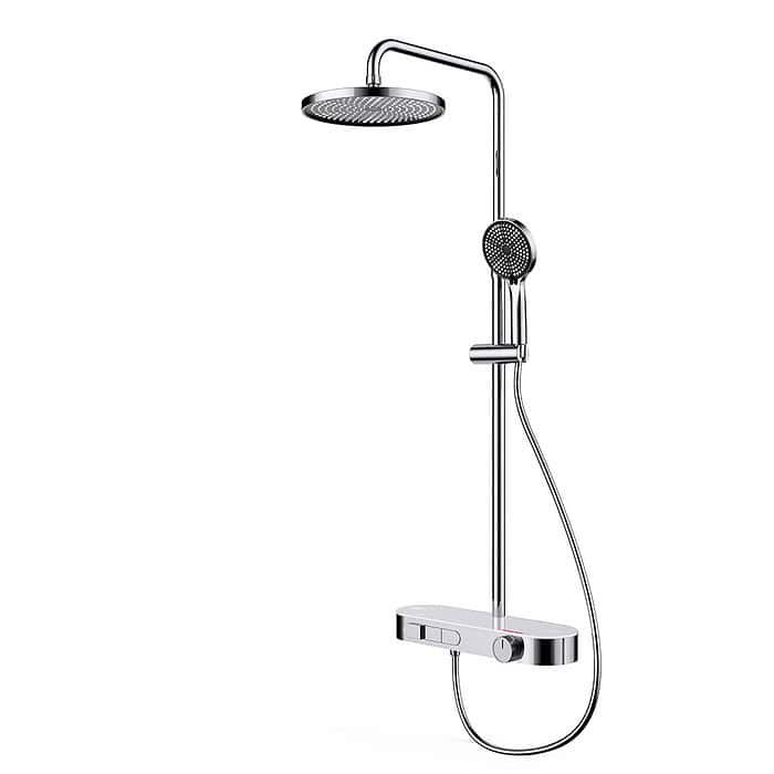 Push button sphere shower column with shelf - SO854A 13