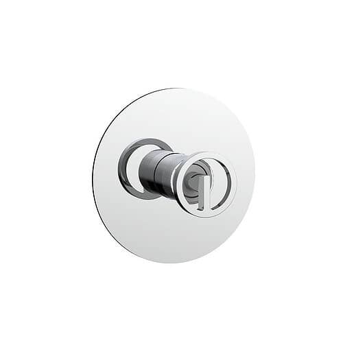 Concealed 1 way shower mixer with knob