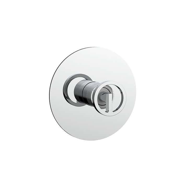 Concealed 1 way shower mixer with knob