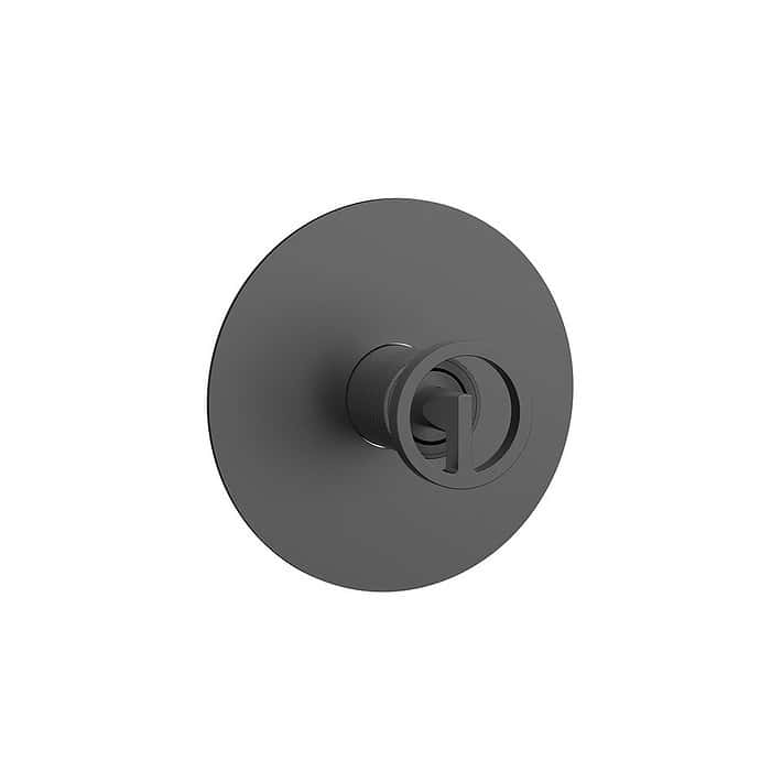 Concealed 1 way shower mixer with knob