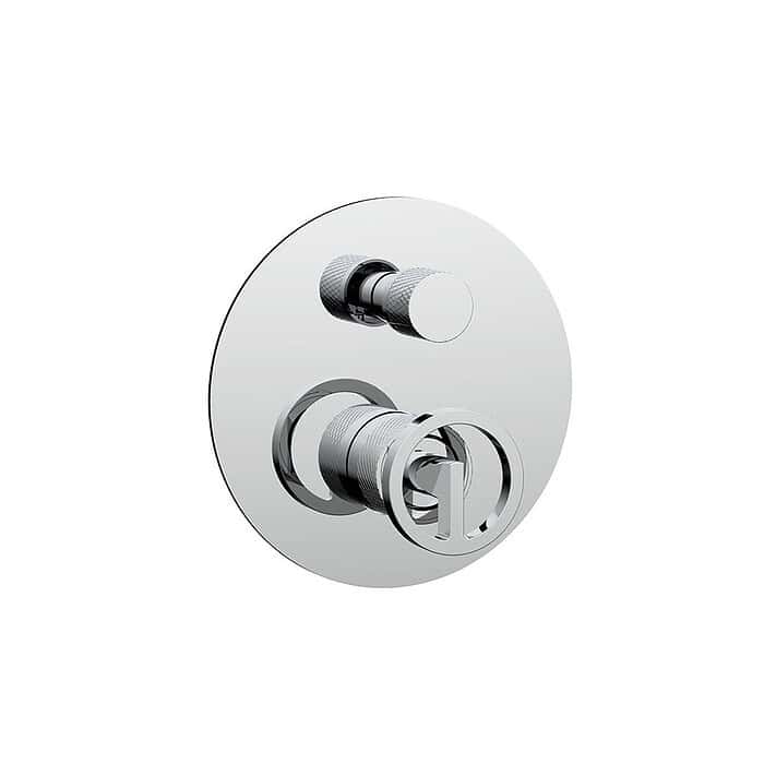 Concealed 2 function shower mixer with dual knurled knob - SO088 22 - Image 2