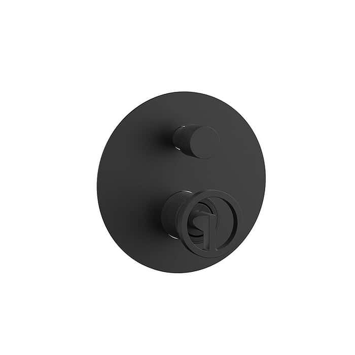 Concealed 2 function shower mixer with dual knurled knob - SO088 22 - Image 4