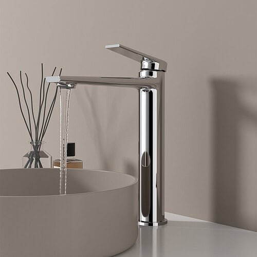 Round body vessel faucet for bathroom- B023 02