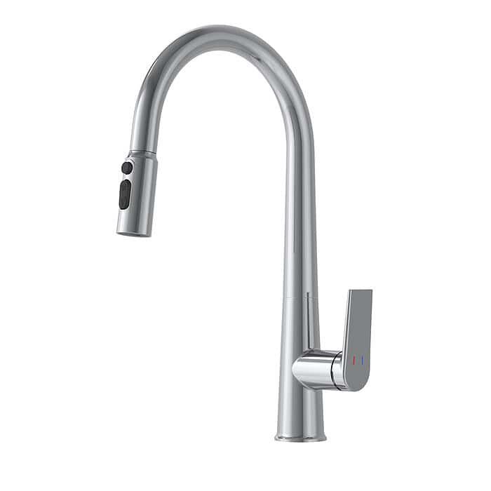 Pull down 2-pattern kitchen faucet with sprayer - K023 01 - Image 8