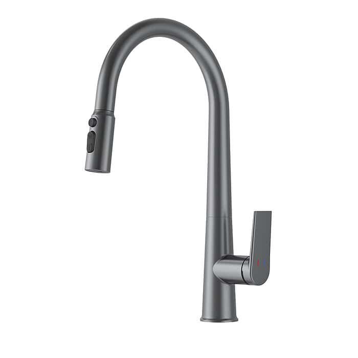 Pull down 2-pattern kitchen faucet with sprayer - K023 01 - Image 5