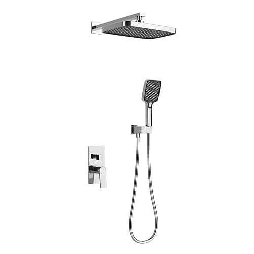 Square concealed 2 function shower system - SO023 22