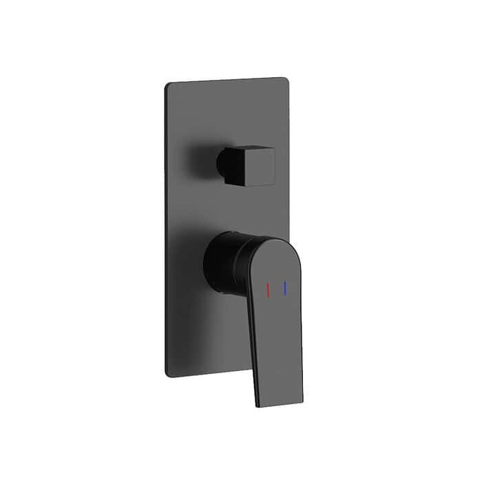 Square concealed 3-way shower mixer with knob - SO023 23 - Image 4