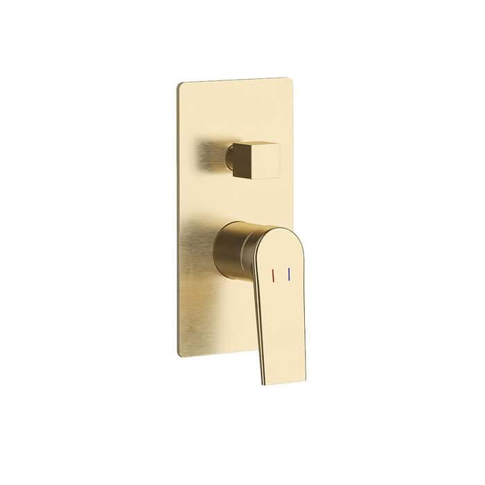 Square concealed 3-way shower mixer with knob - SO023 23 - Image 3