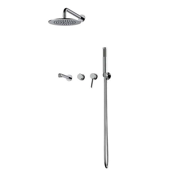 Stylish concealed shower system with rainfall showerhead - SO098A 23 - Image 3